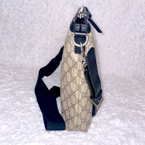 Gucci GG Guccissima Supreme Monogram Web Unisex Messenger Crossbody Bag 523335 - Picture 5 of 17